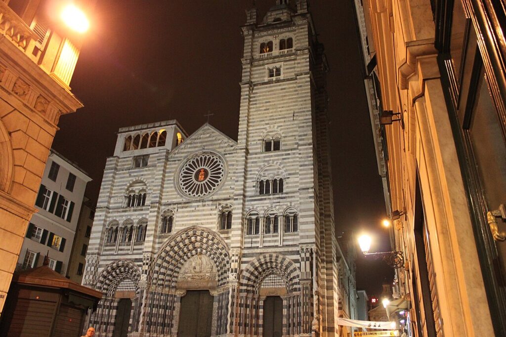 The Cathedral of San Lorenzo: where the caruggi meet the sacred