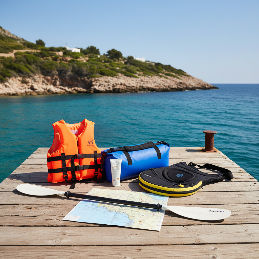 Equipaggiamento essenziale per il kayak in mare