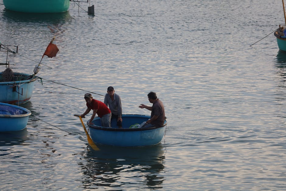 Traditional Ligurian colored fishing boats on Boccadasse beach