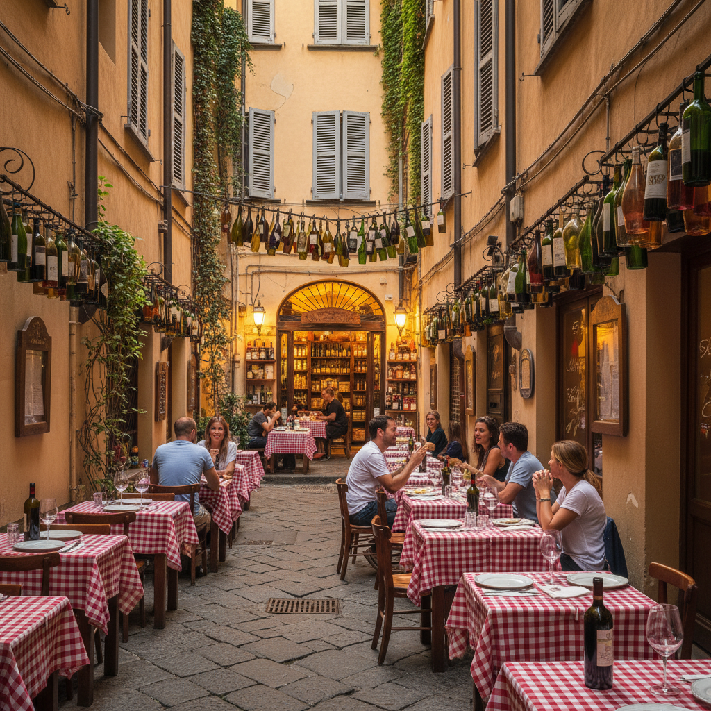 Trattoria tradizionale nei caruggi di Genova