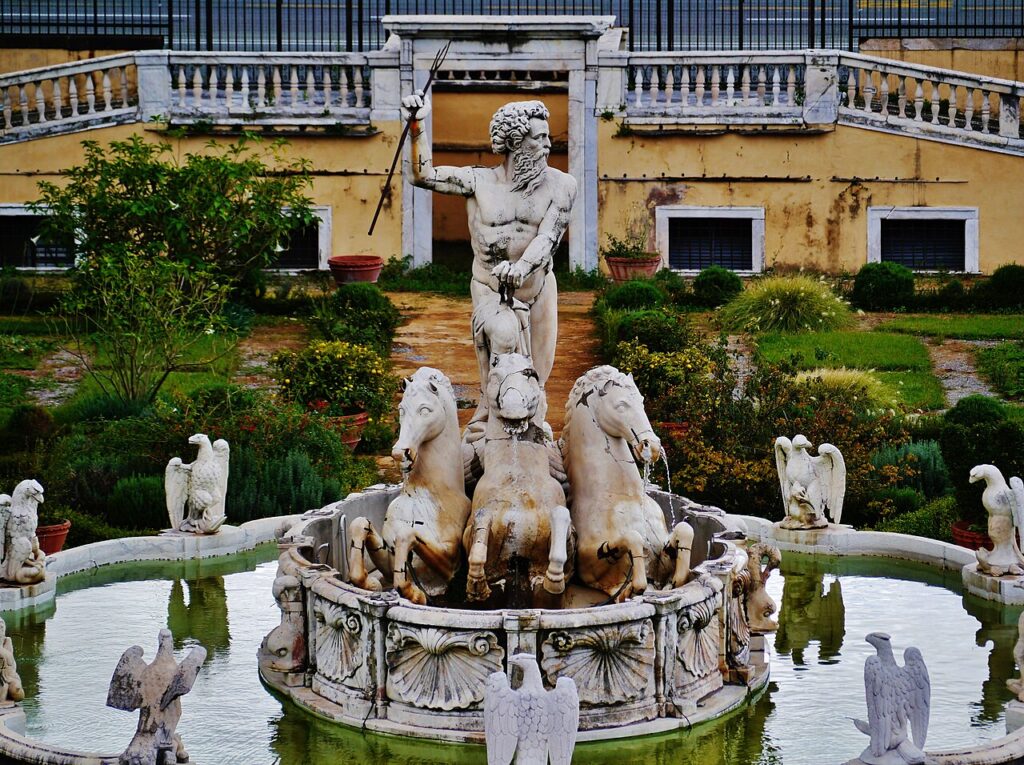 Interno del museo di Villa del Principe con le sale affrescate aperte ai visitatori