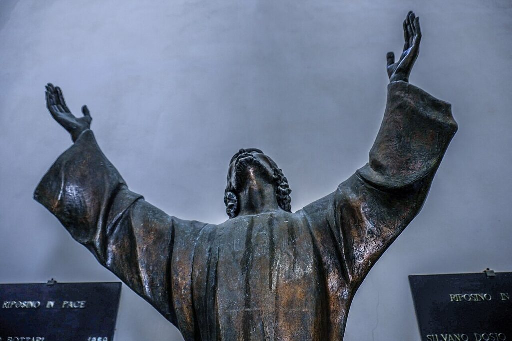 The Christ of the Abyss on the seabed in front of San Fruttuoso