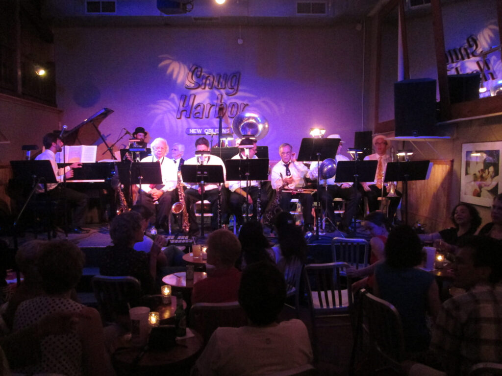 Intimate jazz concert in a Genoese theater
