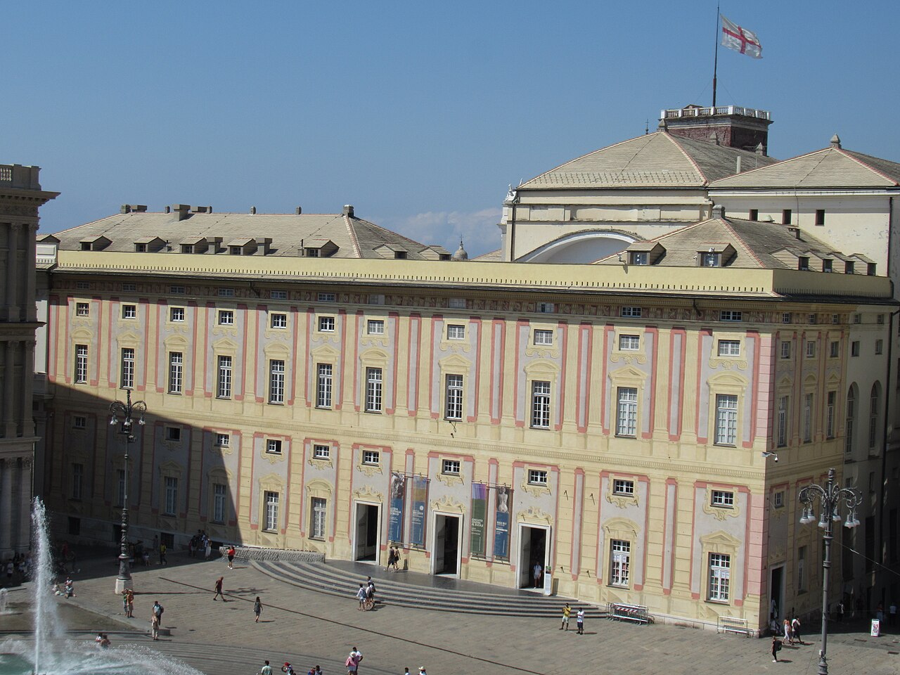 The Palazzo Ducale in Genoa, seat of government of the Republic for centuries