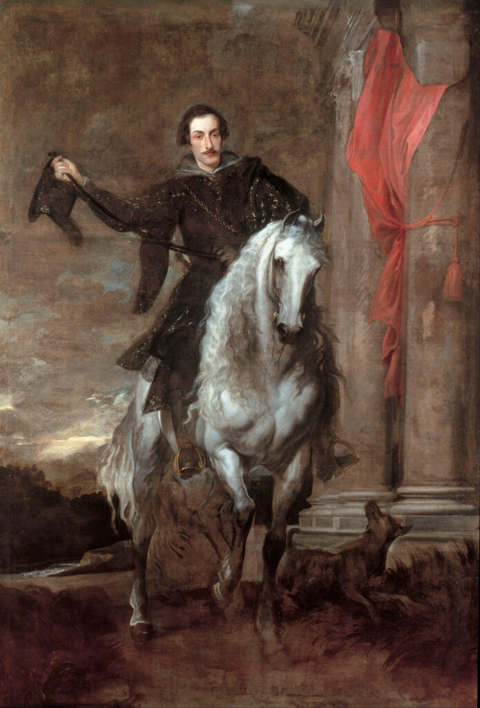 Ritratto equestre di Anton Giulio Brignole-Sale dipinto da Van Dyck nel 1627