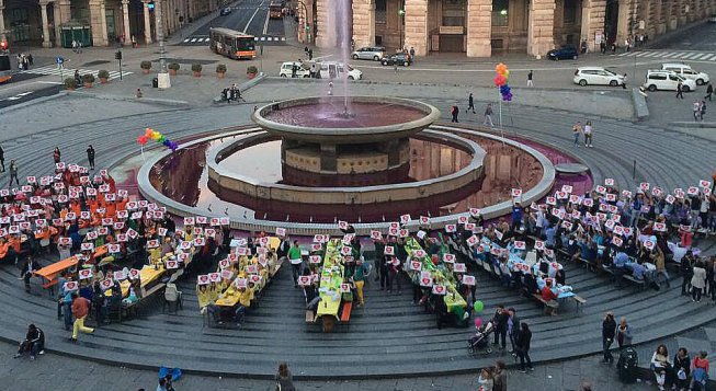 ColorataCena 2026 – Rainbow Tables in Piazza De Ferrari