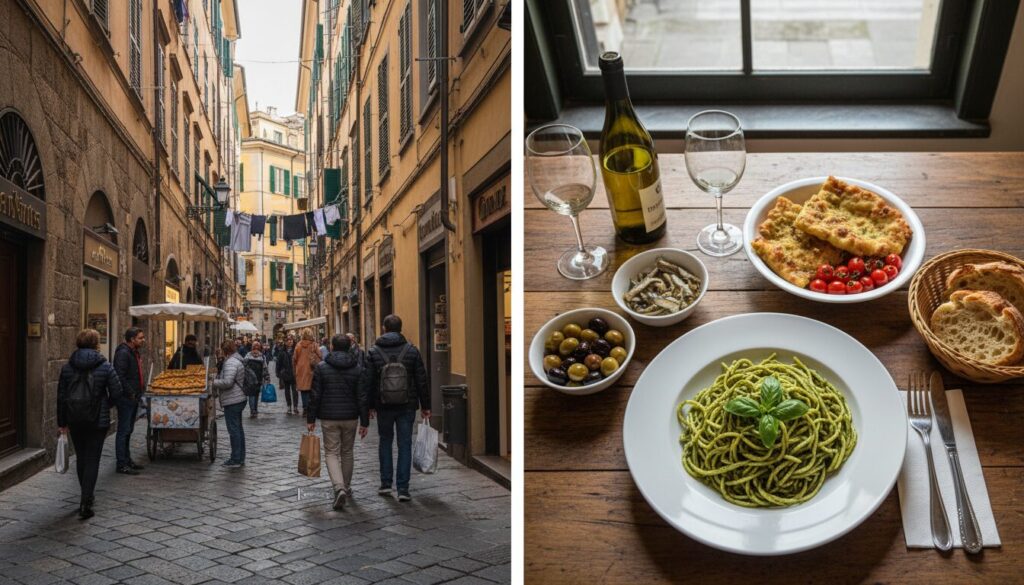 Genova in strada, Genova in tavola