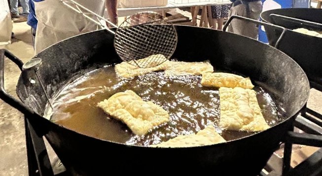 Festival of Small Focaccias with Ravioli at Ruta in Camogli